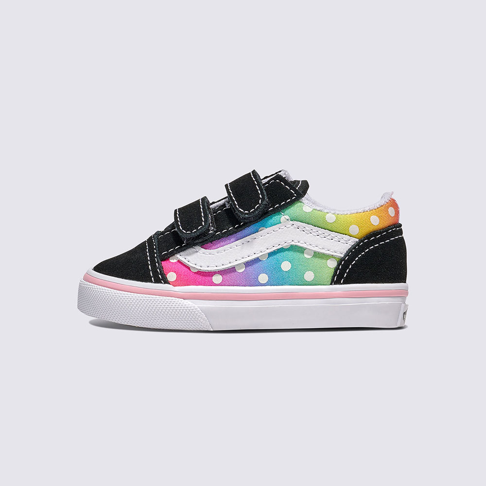 토들러 올드스쿨 벨크로 글로우 레인보우