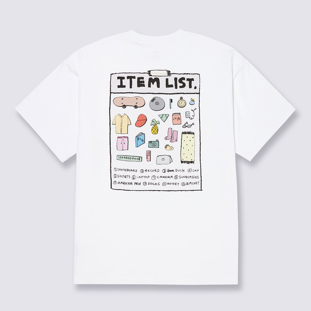 반스 아티스트 컬렉션 Vans x Riroo 아이템 리스트 반소매 티셔츠