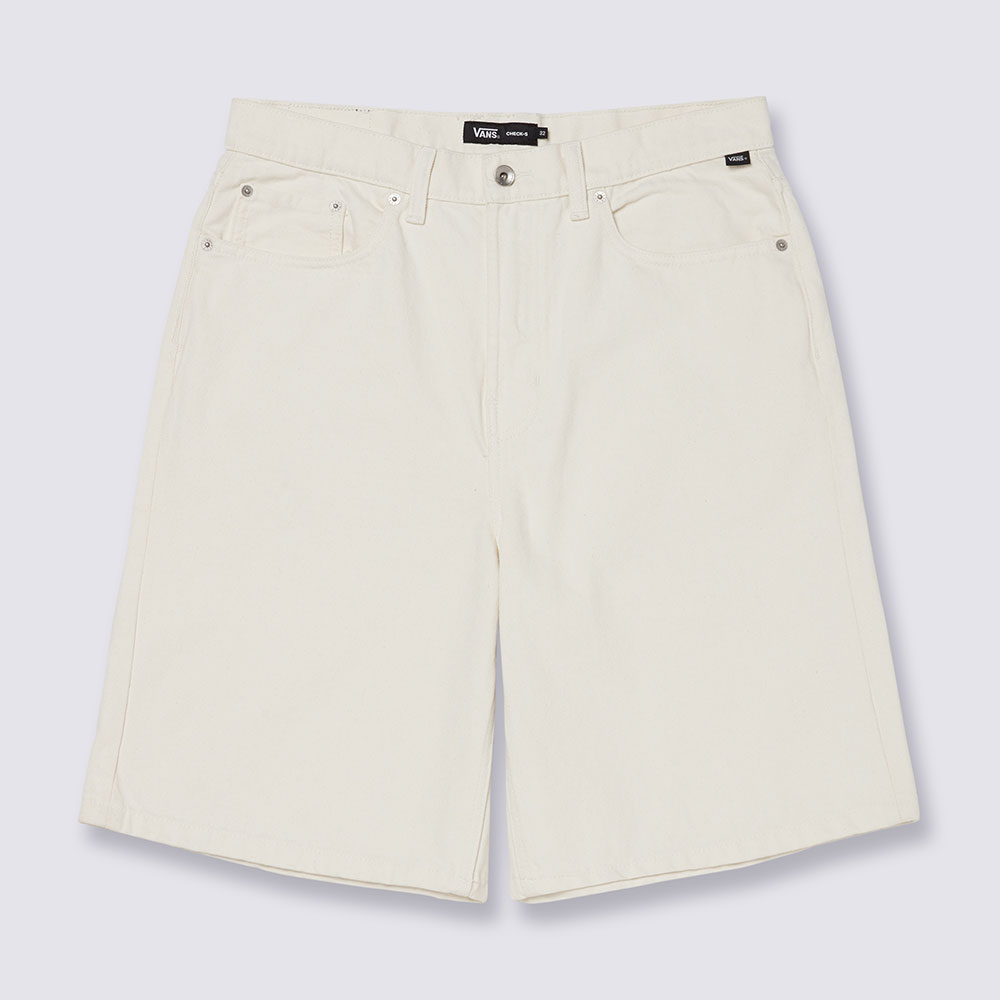 체크-5 패기 데님 쇼츠