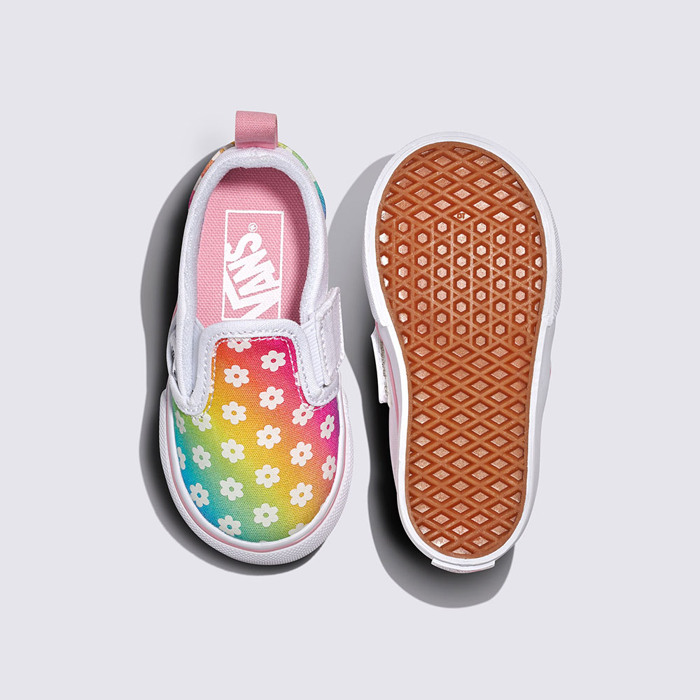 토들러 슬립온 벨크로 글로우 레인보우