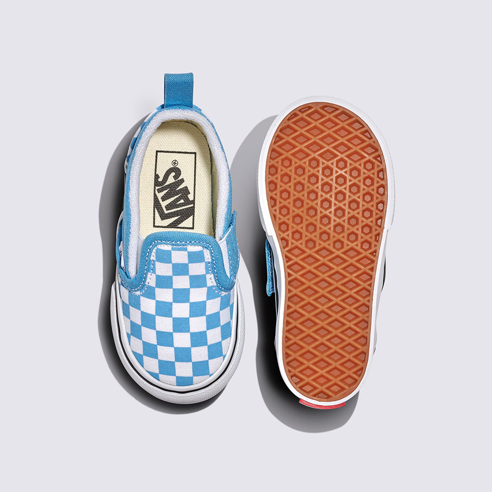 토들러 슬립온 벨크로 컬러 띠어리 체커보드