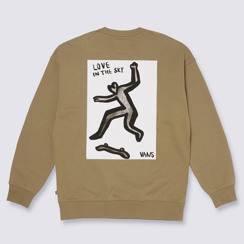 반스 아티스트 컬렉션 Vans x Bolin 크루 플리스